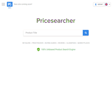 Tablet Screenshot of pricesearcher.com